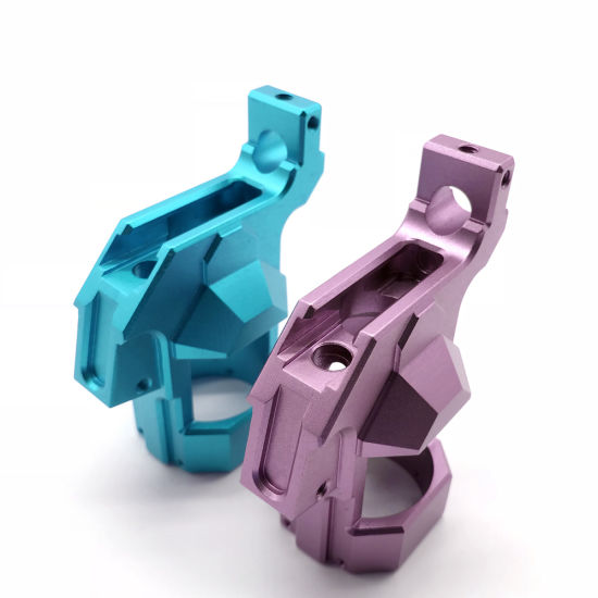 Aluminium CNC cuting parts with anodized color